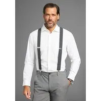 Man's World Hosenträger in klassischer X-Form & bequemer Breite & extra Länge - NEW