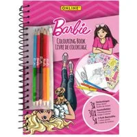Online Pen Malbuch Barbie Malbuch mit Stiften & Stickern - Kreatives Malset