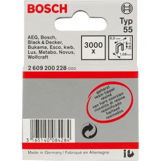 Bosch Schmalrückenklammer Typ 55, geharzt, 6 x 1,08 - 2609200228
