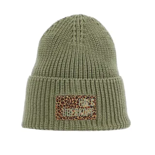 Halsüberkopf Accessoires - Mütze uni + Leo Batch + Hük Schriftzug khaki - Gr. - OS