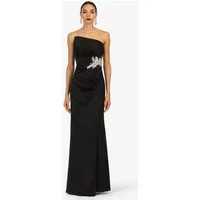 Kraimod Abendkleid mit Schnürrücken und Schlitz