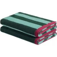 OTTO home Strandtuch Elenna, 100% Baumwolle, flauschig und weich, 500 gr/m², Frottier (2-St), Premium Strandtücher 90x180cm, Streifen, 5 Jahre Garantie