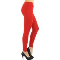 YESET Leggings Damen Leggings Leggins lang hoher Bund rot XXXL (1-tlg)