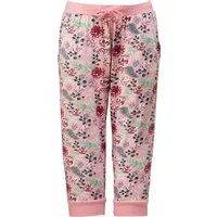 Erwin Müller Schlafhose Damen-Caprihose Single-Jersey Blumen