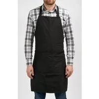 TRIZERATOP Grillschürze Grillschürze aus Baumwolle mit Taschen, schwarz 85 x 68 cm, (Grillschürze aus Baumwolle mit Taschen, schwarz 85 x 68 cm)
