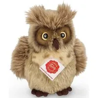 Teddy Hermann® Kuscheltier Eule graubraun, 17 cm, zum Teil aus recyceltem Material