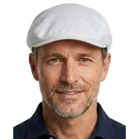 Cool4 Schiebermütze Gatsby Flatcap Unisex Leinen UV-Schutz