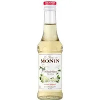 MONIN Getränke-Sirup, Monin Holunderbluete Sirup fuer Cocktails und Limonade fein 250 ml