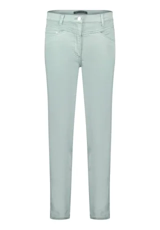 Betty Barclay - Casual-Hose grau/grün - Gr. - 48