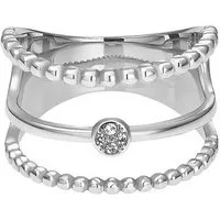 Heideman Fingerring Unda (Ring, 1-tlg., inkl. Geschenkverpackung), Stapelring Ringset
