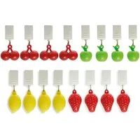Osma Dekofigur 16er Set Tischdeckengewichte Obst Design (16 St)
