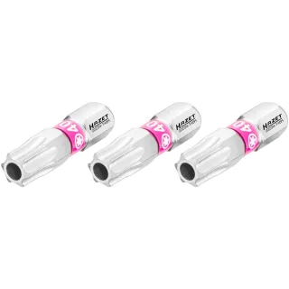 HAZET Bit Sechskant 6,3 (1/4 Zoll) Tamper Resistant TORX Profil 3 Stück - 2223N-T40H/3