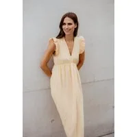 von Herzen Maxikleid Maxi Musselinkleid mit Streifen – 100% Baumwolle – Streifenkleid