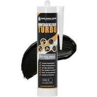 Hanse Syntec Systems Montagekleber TURBO, High Tack MS Polymer, 600 kg/m², Innen, Außen, alle Materialien, Witterungsbeständig,elastisch, geruchsarm, überstreichbar