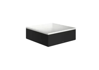 Hansgrohe Aufsatzwaschtisch AXOR Suite Basins&Bathtubs 285x285mm o.Hl.Ül weiss/mattschwarz, 42002670 42002670