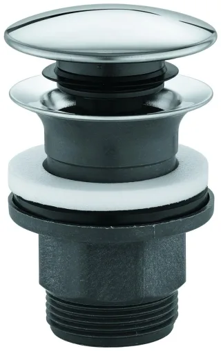 Grohe Druckstopfen-Ablaufgarnitur 40824 Stopfen herausnehm-/verschließbar chrom, 40824000 40824000