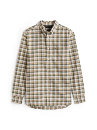 Tommy Hilfiger - Regular Fit Karo-Hemd aus Oxford-Baumwolle beige - Gr. - XL