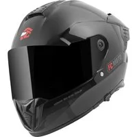 FC-Moto Motorradhelm Hawk EVO Solid Helm, vorbereitet für Kommunikationssystem,vorbereitet für Pinlockschei