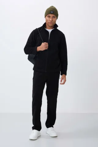 Herren Sweatshirt mit Reißverschluss und Jogginghose Set