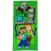 Minecraft Strandtuch MInecraft Gamer Steve Alex Creeper Mikrofaser Badetuch Strandtuch, 70x140 cm