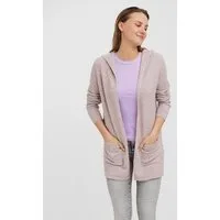 Vero Moda Strickjacke VMDOFFY LS OPEN HOOD CARDIGAN GA NOOS Materialmix, regular fit