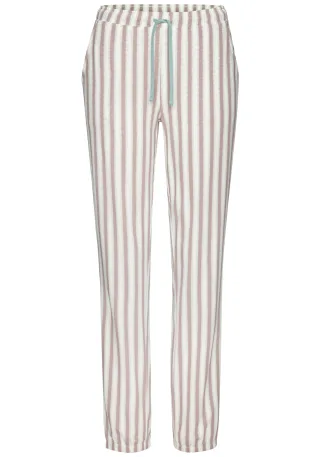 LASCANA - Vivance Dreams VD Long Pants brown stripe - Gr. - 38