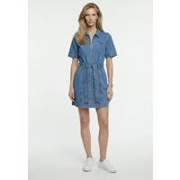 Calvin Klein Jeans Jeanskleid BELTED SHIRT DRESS RADIO BLUES Regular fit mit Gürtel