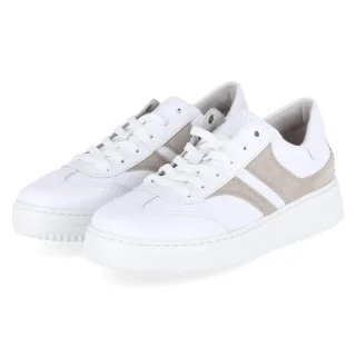 Gabor Low Sneaker - Gr. 37 - Weiß - Glattleder