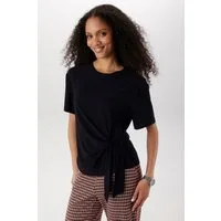Aniston SELECTED Rundhalsshirt mit raffiniertem Knoten-Detail an der Seite