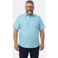 Men Plus Kurzarmhemd Businesshemd Halbarm EasyCare Kentkragen