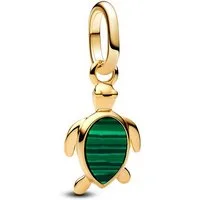 Pandora Charm-Einhänger Me Mini-Charm-Anhänger Schildkröte 14K Vergoldet 763823C01