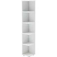 BEGA OFFICE Eckregal Corner Light, mit 5 offenen Fächer, 24x25,7x141 cm