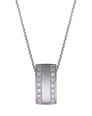 Orphelia Damen-Kette aus 925er Sterlingsilber mit Anhänger – Silber ZH-4575