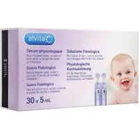 Alvita Inhalations-Zusatz Alvita Kochsalzlösung Ampullen 30x5ml