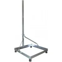 PremiumX SAT-Halterung Balkonständer 50x50cm Stahl 1m Mast SAT Flachdachständer