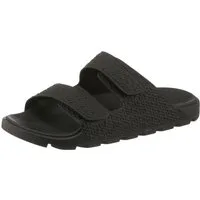 HUGO Pantolette Sommerschuh, Klettschuh, Pool Slides mit Logoprägung