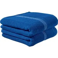 Erwin Müller Duschtuch Duschtuch "Mannheim" 2er-Pack, Velours-Frottier, Walk-Frottier Uni