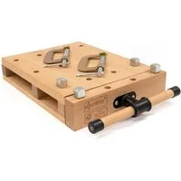 rikta Hobelbank Tragbare Hobelbank mit Schraubstock Buchenholz 47x29 cm, (7-tlg), einsetzbar