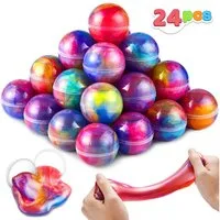 JOYIN Knete JOYIN 24 Pack Slime Kit(Rosa), Galaxy Slime Ball Slime Set