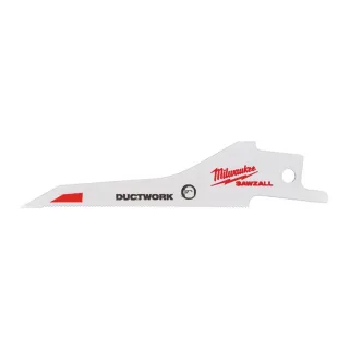 Milwaukee Säbelsägeblatt für Dünnbleche wie z.B. Lüftungskanäle 85 x 0,8 mm (30 TPI) - 48471630