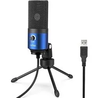 FIFINE Mikrofon USB Kondensator Mikrofon Streaming mit Ständer PC Mac