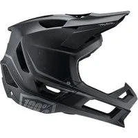 100% Fahrradhelm 100% Trajecta helmet w/Fidlock M black - leichter Fullface-Helm mit To