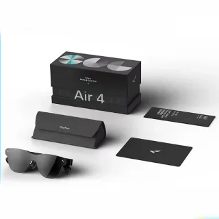 RayNeo Air 4 Smart AR Glasses Head-mounted TV with 1200 Nits HDR10 1080P 120Hz Micro OLED Portable Display with B&O Audi