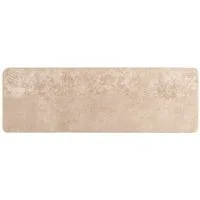 vidaXL Teppich Teppichläufer MARSA Beige 50 x 150 cm Polyester und PVC, Rechteckig