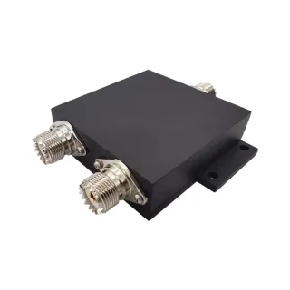 PLOSON PL-SU2 VHF Power Splitter 136-174MHz 2-Way Antenna Divider 50W 100W UHF Female Connector for AIS Marine Ship Radi