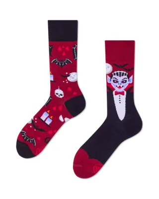 many mornings - Socken - Bloody Dracula rot - Gr. - 42