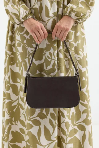 Lässige Polyester-Schultertasche