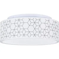 Zedelmaier Lampenschirm Deckenlampe Deckenleuchte Stoff, Max.40W/E27, ohne Leuchtmittel, Geeignet für Wohnzimmer Schlafzimmer Küche Flur Kinderzimmer