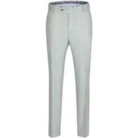 Wilvorst Anzughose Wilvorst GREEN-WEDDING Herren Hose Drop8 Hellgrün meliert