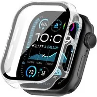 Tec-Expert Smartwatch-Hülle Hülle mit Displayschutz für Apple Watch 4 / 5 / 6 / SE 1-3 40 mm 40 mm, Rundum Schutz Cover Case Bumper stoß-und kratzfest robust